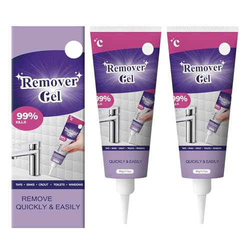 FIYADWZH Cleaning Remover Gel,Powerful Household Cleaning Gel,Suitable for Bathroom and Kitchen Tile Gaps,Highly Effective In Penetration,Safe Formula That Does Not Damage The Surface (2PCS)