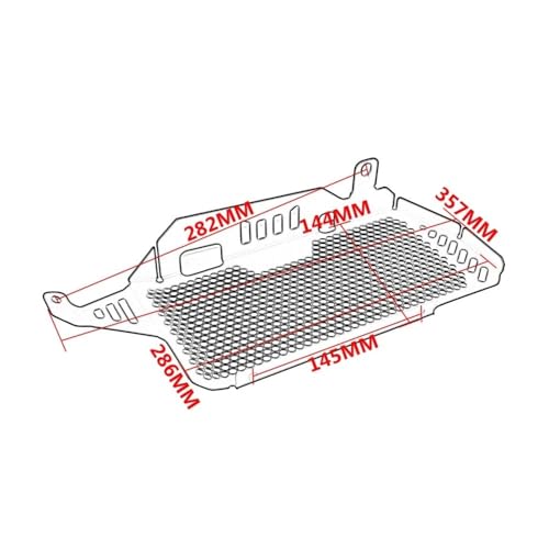 Grille de protection radiateur moto en aluminium de précision pour CRF 300 L