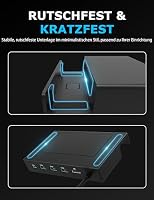 SABRENT Docking Station 7-in-1 für Steam Deck mit M.2 SSD Slot, HDMI 4K 60Hz, Gigabit Ethernet, USB-A & USB-C Ports, 90W Ladeanschluss (DS-SDNV) – Ansicht 5