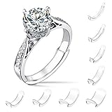 💍【Verpackung】 8 Stück / Satz Ringversteller in verschiedenen Größen und ein Poliertuch, es gibt immer einen Ring, der zu Ihnen passt. Der Ringgrößeneinsteller ist für Ringe mit einer Breite von 1-10 mm geeignet.