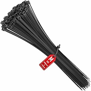 Cable Zip Ties XXXL Very Long - 1000mm x 9mm, Heavy Duty, Durable Professional UV Resistant Wrap Nylon Large Cord, for Cables Management, Indoor, Outdoor, Black, 10 Pieces