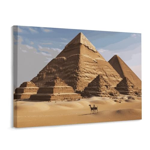 Toile murale pyramide Égypte ancienne pour habiller un mur vide