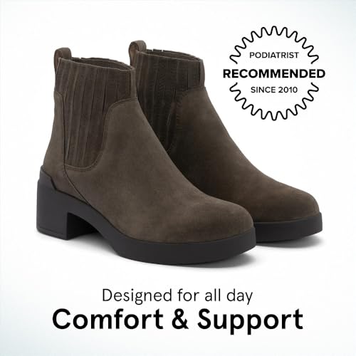 ABEO Capital Chelsea Boots for Women | Fall Boots For Women | Water Resistant Leather | Built-In Orthotic Insole2