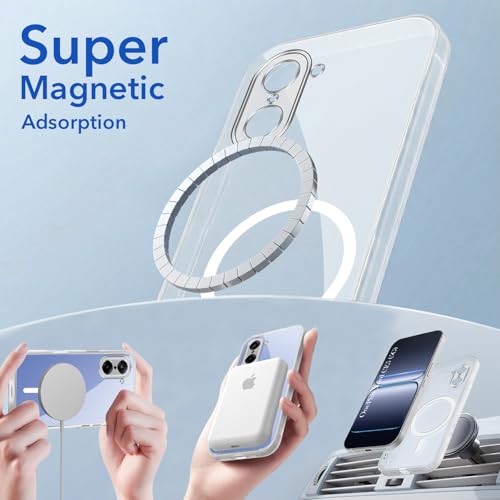 Image of Jkobi Lifetime Anti-Yellow MagSafe Compatible Clear Back Cover Case for Oneplus Nord CE 5 (Sleek Hard Crystal | Shockproof and Camera Protection)