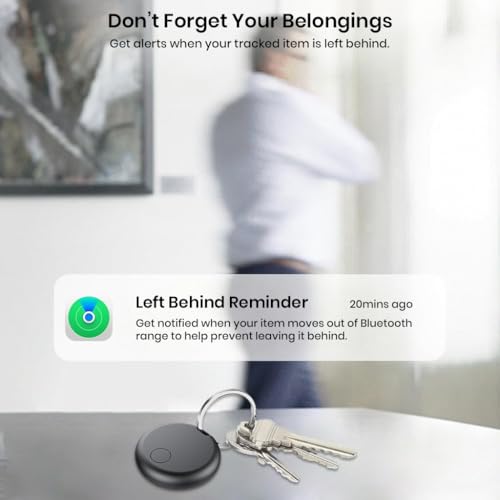 Image of InCard SeekTag Smart Tag Tracker for Apple & Android (Google Hub & Find My) Bluetooth Tracker for Kids Item Finder for Keys Wallet Luggage, Replaceable Battery, Sound Map Alerts, Smart Tag Device
