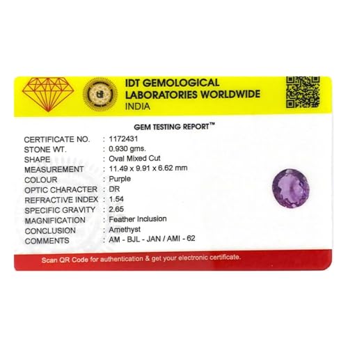 Améthyste brésilienne 4.65 carats ovale pierre fabrication bijoux - 4