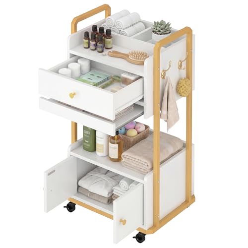 Spa Salon Trolley with Storage Cabinet