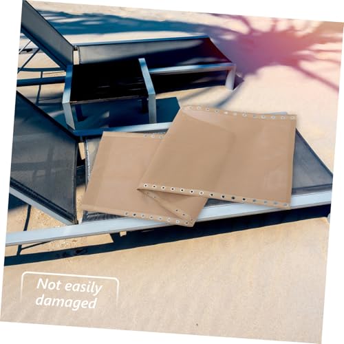 Housse de chaise pliante outdoor avec coussin et cordes de remplacement pour plage - 6