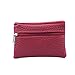 Produktbild TEBAISE Damen Klein Faux Leder Mini Münze Portmonee mit Reißverschluss um Kartenfächer Brieftasche für Frauen Neue Art und Weise weibliche Portemonnaie Kleine Geldbeutel Große Kapazität Wallets