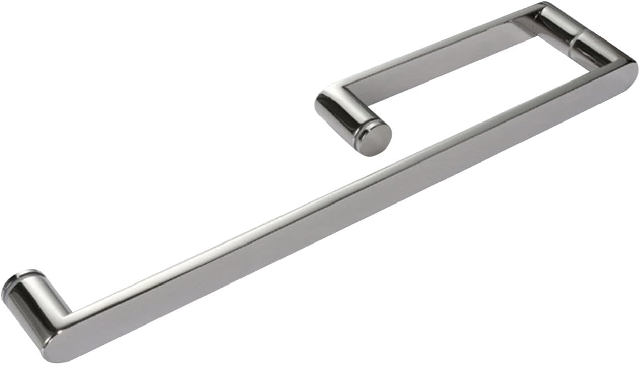 Stainless Steel Glass Door Push-Pull Handle Interior Shower Grab Bar Mirror Knob,Bathroom Glass Door Handle Back-to-Back Polish Chrome,Barn Door Push and Pull Door Handle Sets Repl