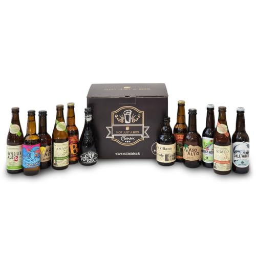 NOT JUST A BOX - Box Degustazione Birre - Beerbox con 12 bottiglie di Birra (Box Birre Tedesche)