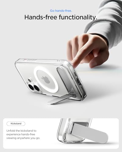 Coque iPhone 17 Spigen Ultra Hybrid S finition haut de gamme DuraClear blanche - 3