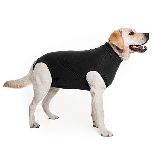 Suitical Recovery Suit Dog, Medium Plus, Black