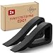 Produktbild LouMaxx Fensterstopper beim Lüften  Türkeil  Der Allrounder im Bereich Fensterkeile und Türstopper Boden  Fenster Stopper Gummi  2er Pack in Schwarz