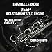 HICHANGE Valve Cover Gasket Set with Grommets for Jeep Cherokee 1996-2001, Grand Cherokee 1996-2004, Wrangler TJ 1997-2006, 4.0L L6 OHV Engine，Replace OEM Leak Seal Gasket Kit