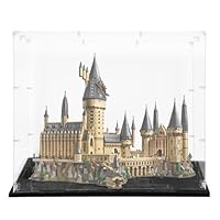 Large Acrylic Display Case for Lego 71043 Hogwarts Castle, 28.74x18.89x24.8 Inches, Acrylic Display Case with High Transparency & 3mm Thick Panels (Only Showcase)(Lego Sets are NOT Included)