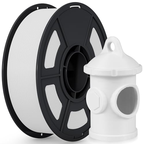 iSANMATE ASA White Filament 1.75mm Premium Anti-UV Weather Resistant 3D Printer Filament for Outdoor White ASA 1KG/Spool 3D Printing Filament Dimensional Accuracy +/- 0.02mm