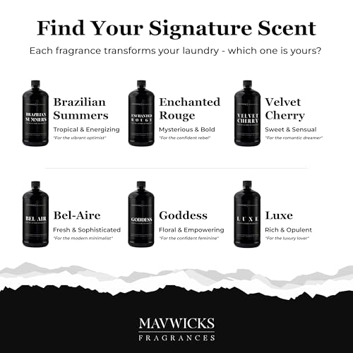 Mavwicks - Laundry Liquid Detergent (Velvet Cherry) - 32 Oz Laundry Perfume Bottle for Men & Women, Stain & Odor Remover, Deep Clean, Long-Lasting Fragrance and Freshness for All Fabrics by Mavwicks - Image 4