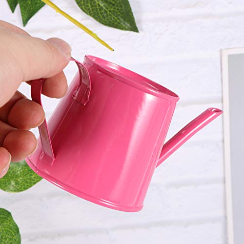 Hemoton Mini Regador de Ferro para CrianÃ§as Regando Pote de Lata AdereÃ§os para Fotos de BebÃª Bico
