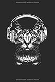  Katzen Dj  Notizheft/Schreibheft: Dj Notizbuch Mit 120 Gepunkteten Seiten (Dotgrid). Als Geschenk Eine Tolle Idee Für Djs, Musiker Oder Band Mitglieder