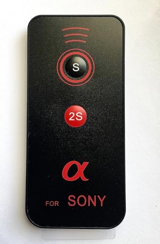Disparador de control remoto inalámbrico para Sony NEX A7 a850a65 a77 a99 (2817BL)