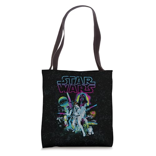 Sac fourre-tout Star Wars Neon pour cours, courses et sorties quotidiennes