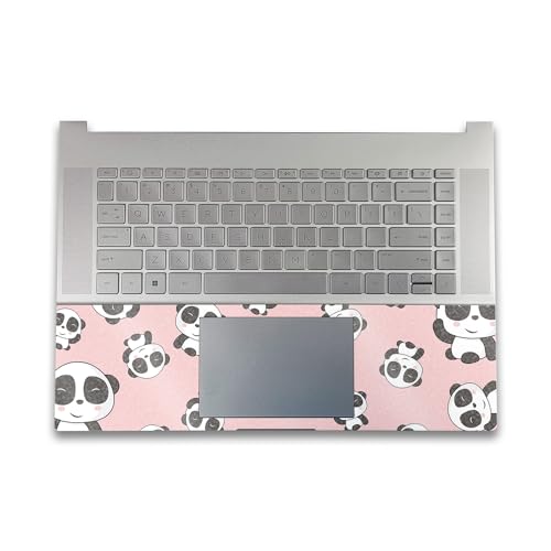 Image of Glossy Glitter Gaming Skin Compatible with HP Envy x360 16 inch (2023) - Panda Hello - Premium 3M Vinyl Protective Wrap Decal Cover - Easy to Apply | Crafted in The USA by MightySkins