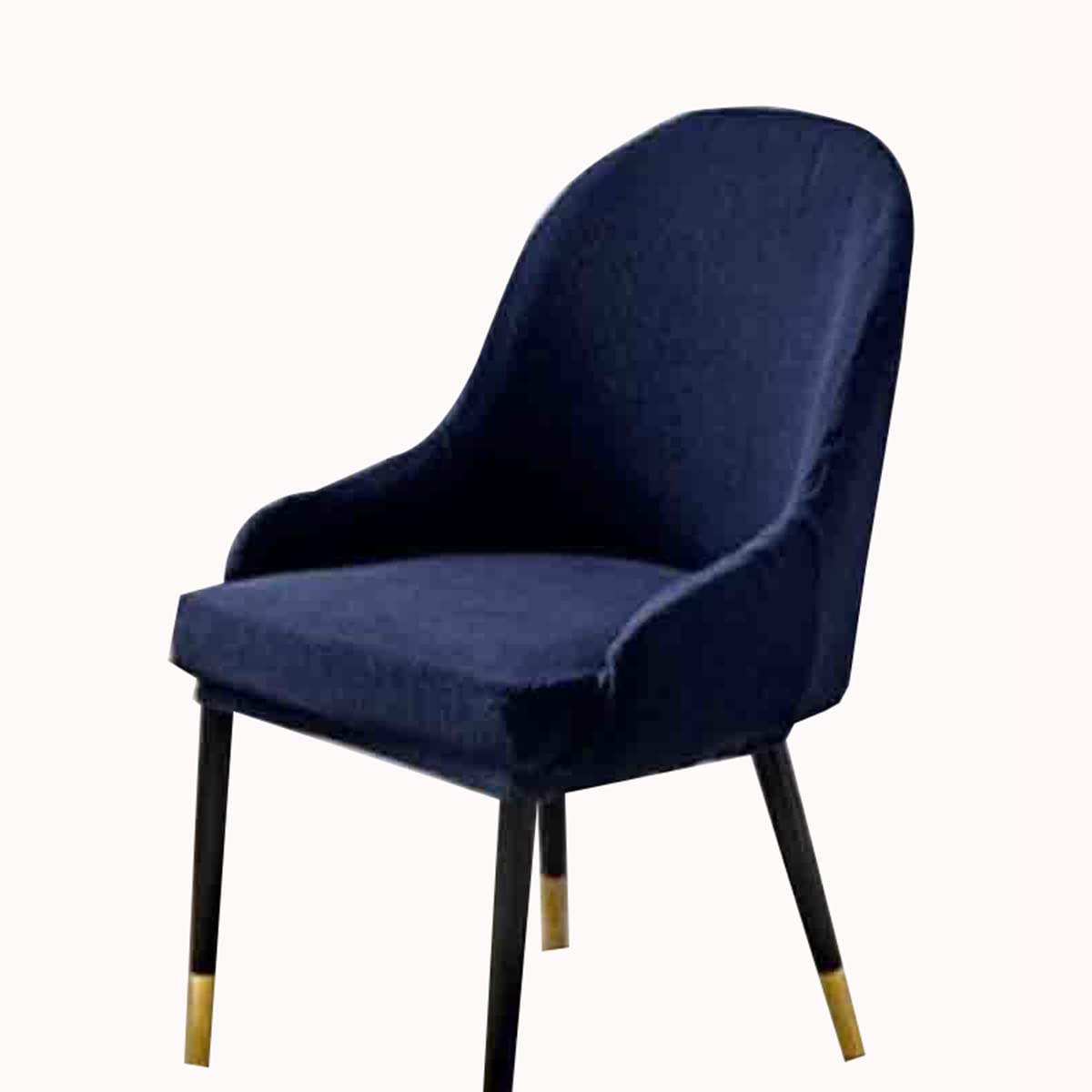 XGANGM 2/4/1Piezas Fundas de Sillas Comedor/Cocina con Reposabrazos Respaldo Elásticas Curvo Cubierta para Silla Oficina Escritorio Nórdica Moderna Funda Silla Alta de Bar Giratoria,T,1PC