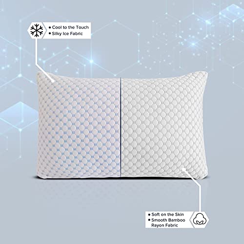 Almohada espuma viscoelástica ajustable tamaño Queen miniatura 2