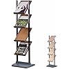 Amazon.com: Magazine Rack 4 Layer Magazine Holder Vertical Rack ...