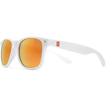 white and orange sunglasses