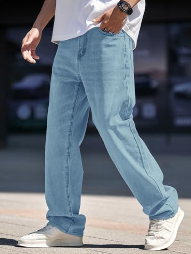 Image of Noble Monk Men's Denim Jeans | Stylish Casual Wear | Stretchable Cotton Trousers | Comfortable Everyday Pants | Travel, Outdoor & Streetwear