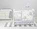 Cuddletime Starry Night Owls 6 Piece Bedding Collection, Gray