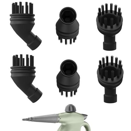 Vykyntow 6 Pack Steam Cleaner Replacement Nylon Brush Handheld Steam