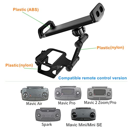 Hanatora 4-11 Inch Tablet Phone Front Holder Mount With Neck Lanyard For Dji Mavic Mini/Mini Se,Mavic 2 Pro/Zoom, Dji Mavic Air/Spark/Mavic Pro/Platinum Remote Control #TOP2