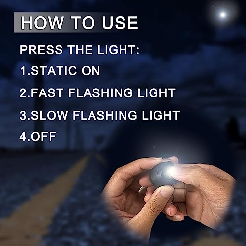 Croc Lights Rechargeable 2pcs, Headlights for Kids Boys Adults Men Women Croc, Light Up Charm Attachment Accessories, Headlamp/Lighting Accessory for Nighttime, Walking, Hiking, Camping