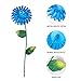 Metal Flower Decorative Garden Stakes Glow in Dark Pick Water Proof Metal Flowers Stick for Lawn Yard Patio,3 PCS