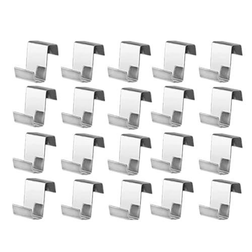 100 Stück Z-Clips für Gewächshaus Klammern, Z-Clips für Gewächshausglasscheiben Gewächshausclips, Sturmfest Gewächshau Zubehör für Gewächshaus Glas,Hohlkammerplatten, Platten