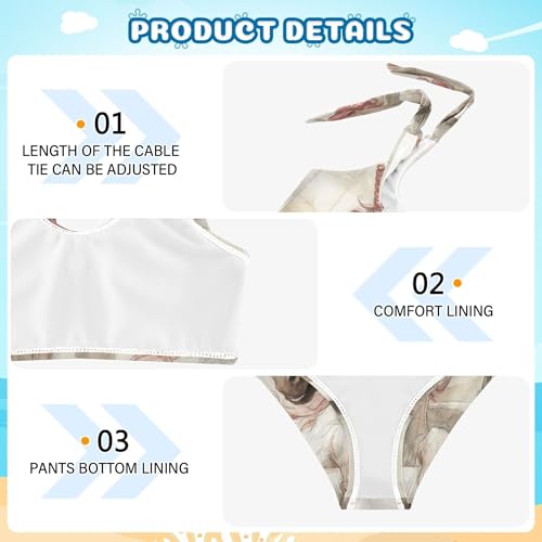 Unicorn in Tub Paint Girls Bikini Sets 2 Piece Swimsuits Bathing Suit Swimwear4