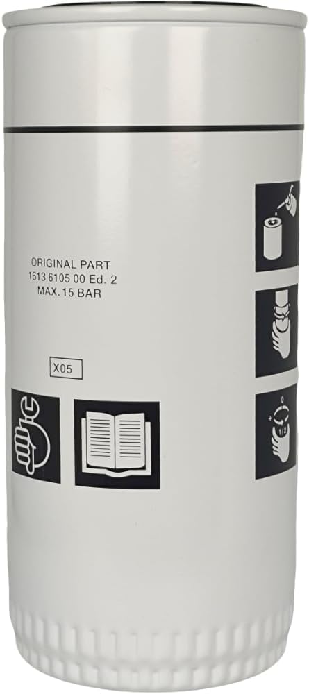 XYZIL Oil Filter Element 1613-6105-00 Compatible with Atlas Copco Compressor 16136-105-90 1613610501 1613-6105-01 1622-7836-00 Spin-on B262 P553771 P763577 HF6205 51818 51820