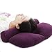 Cilindro cervicale Rullo Cuscino di Base con Traspirante Foro, per Laterale, Schiena e allo Stomaco Sleeper Neck Pain Relief,Viola