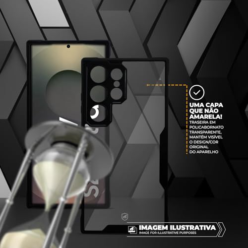 Gshield Capa Case Capinha Dual Shock Sense Preta Acabamento Premium Proteção Contra Arranhões, Queda