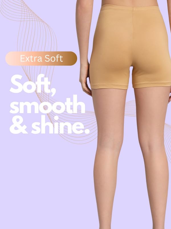 Image of Women's Workout Yoga Athletic Running Dance Gym Shorts High Waist Cheerleader Volleyball Short Pants Skin