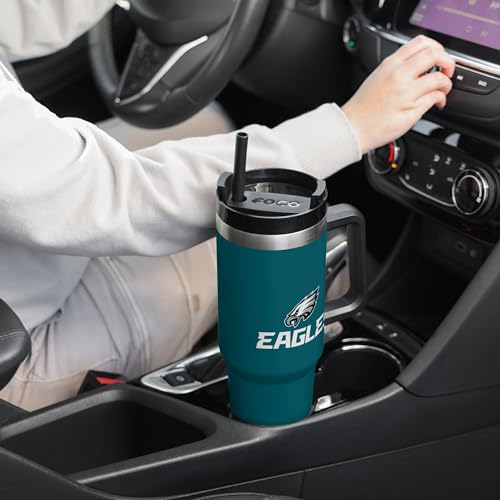 Image of FOCO NFL unisex-adult NFL Team Logo Insulated Travel Mug 40oz XL Tumbler