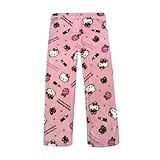 Design: Flanell-Pyjama für Damen mit Cartoon-Muster, süß und modisch, mit elastischen Bändern für einfaches Tragen. Diese Pyjamas bieten eine gute Isolierung und sorgen dafür, dass sich die Menschen im kalten Winter warm und wohl fühlen.