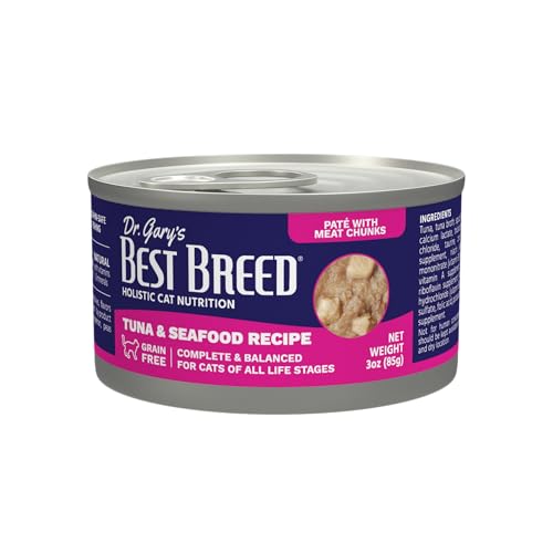 Best Breed Dr. Gary's Tuna & Seafood Canned Food for Cats - 24 x 3 oz.