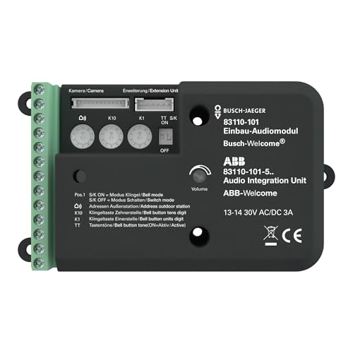Module audio encastrable Busch-Jaeger 83110-101 pour platine de rue