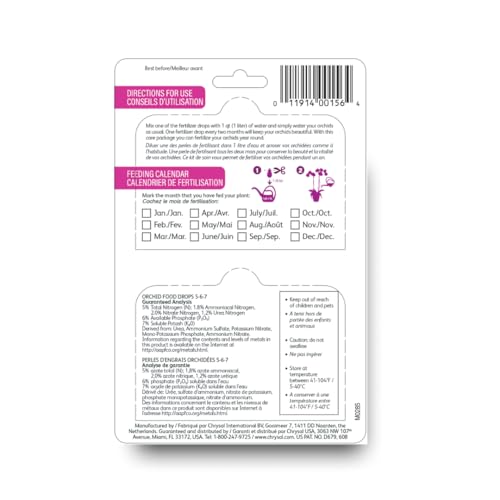 Chrysal Orchid Food Drops 2 Pack para Orquideas miniatura 2