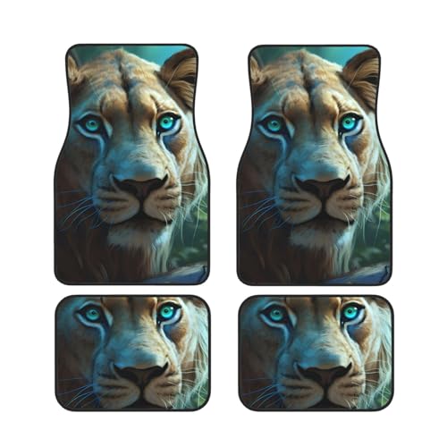 Tapis de sol voiture lionne néoprène imperméable antidérapant tout temps