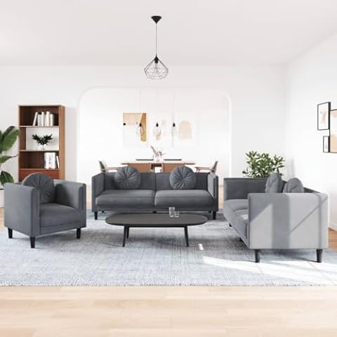 Canapé KLYEON 3 pcs en Velours Cover